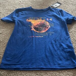 Under Armour Kids Blue 'Can't Take the Heat' T-Shirt